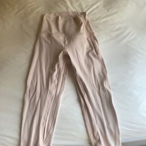 lulu lemon align leggings blush pink (size 0)